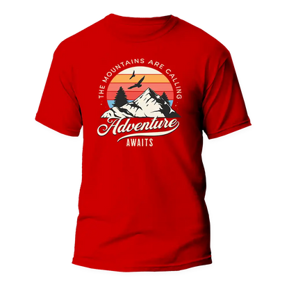 Outdoorzees The Mountains Are Calling Man T-Shirt