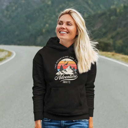 Outdoorzees The Mountains Are Calling Unisex Hoodie