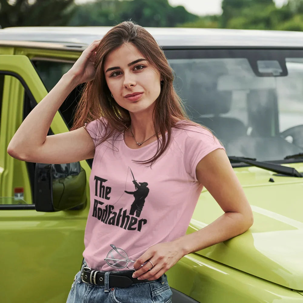Outdoorzees The Rod Father T-Shirt for Women