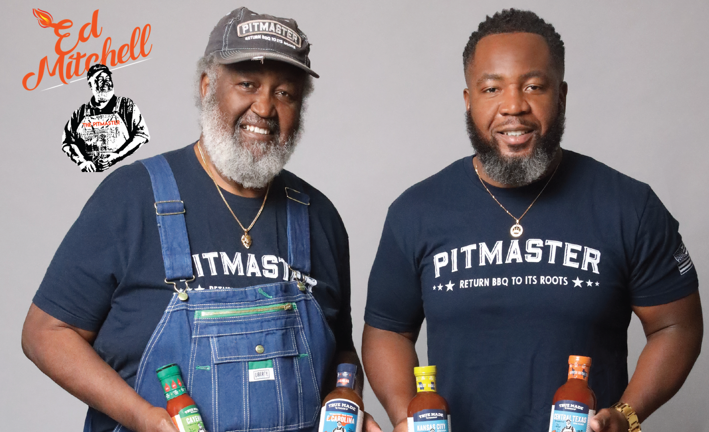 TrueMadeFoods Pitmaster Ed Mitchell Western-Style BBQ Sauce Variety 3-Pack