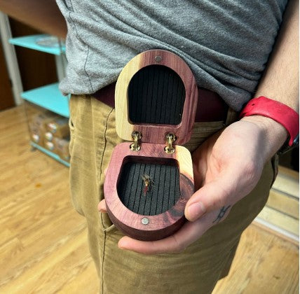 Wayward Trading Post Fly Box The PUCK Minimalist Fly Box - Handcrafted & Made in USA