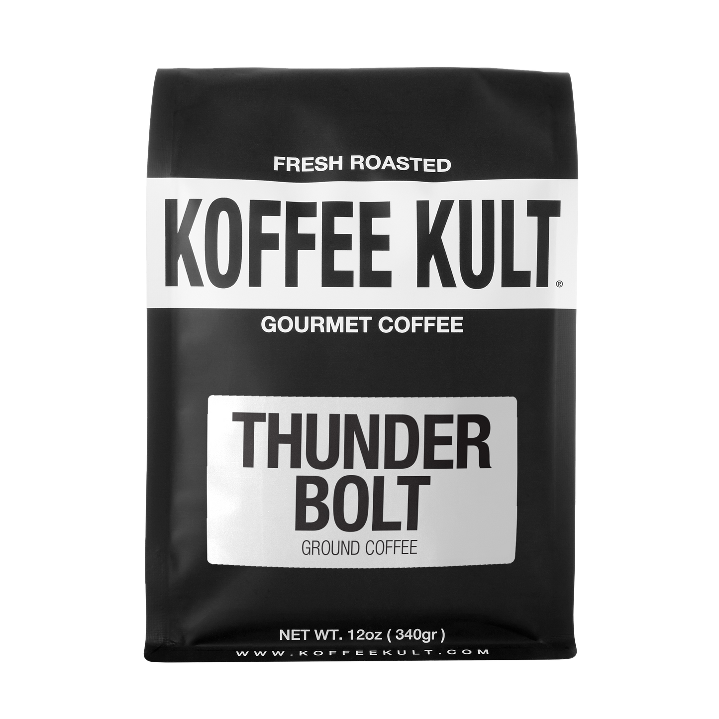 Koffee Kult Thunder Bolt: Obsidian Flash (Super Dark French Roast)