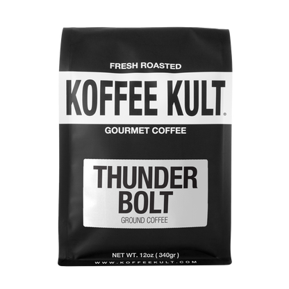 Koffee Kult Thunder Bolt: Obsidian Flash (Super Dark French Roast)