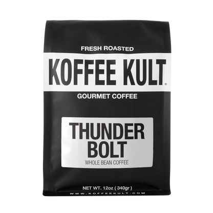 Koffee Kult Thunder Bolt: Obsidian Flash (Super Dark French Roast)