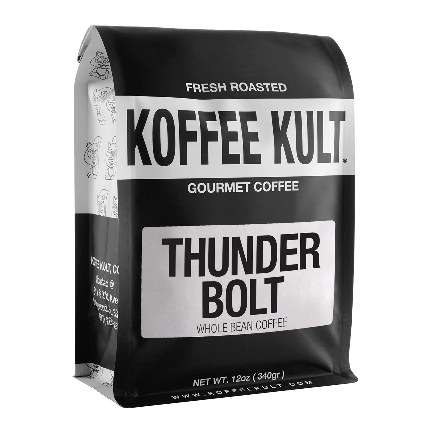 Koffee Kult Thunder Bolt: Obsidian Flash (Super Dark French Roast)
