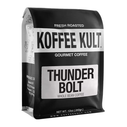 Koffee Kult Thunder Bolt: Obsidian Flash (Super Dark French Roast)