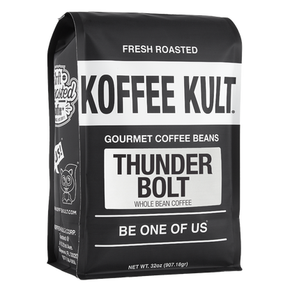 Koffee Kult Thunder Bolt: Obsidian Flash (Super Dark French Roast)