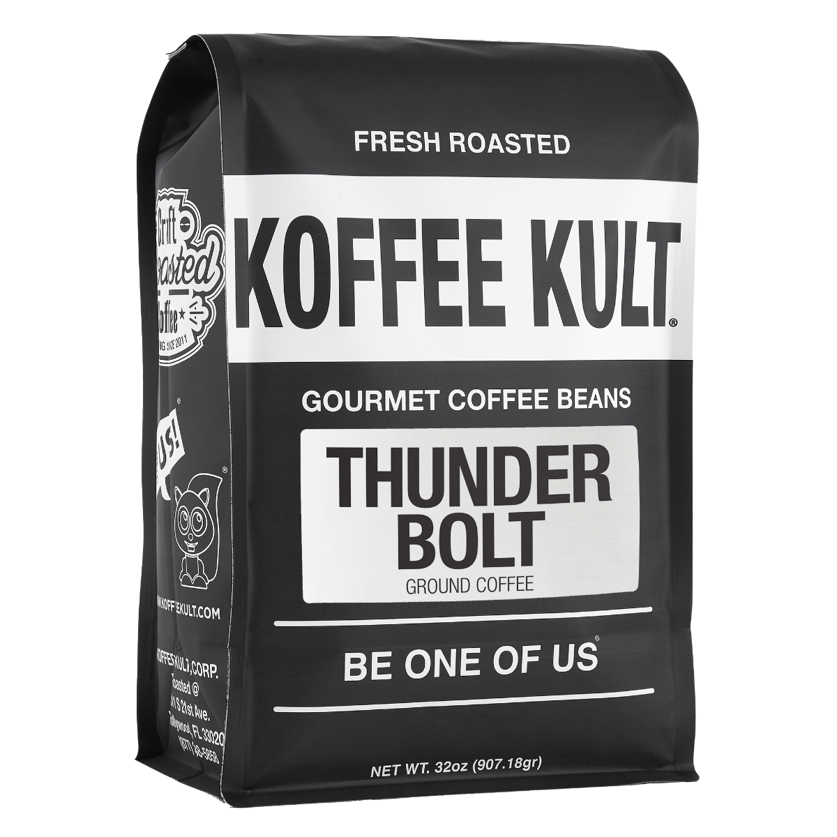 Koffee Kult Thunder Bolt: Obsidian Flash (Super Dark French Roast)
