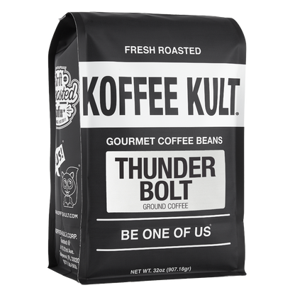 Koffee Kult Thunder Bolt: Obsidian Flash (Super Dark French Roast)