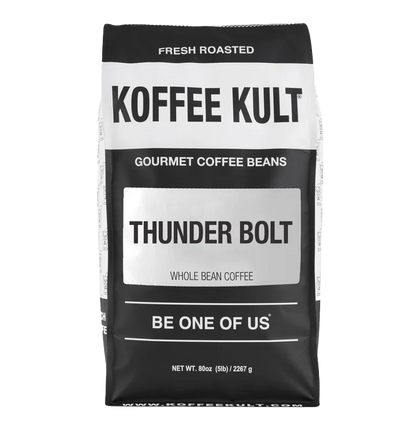 Koffee Kult Thunder Bolt: Obsidian Flash (Super Dark French Roast)