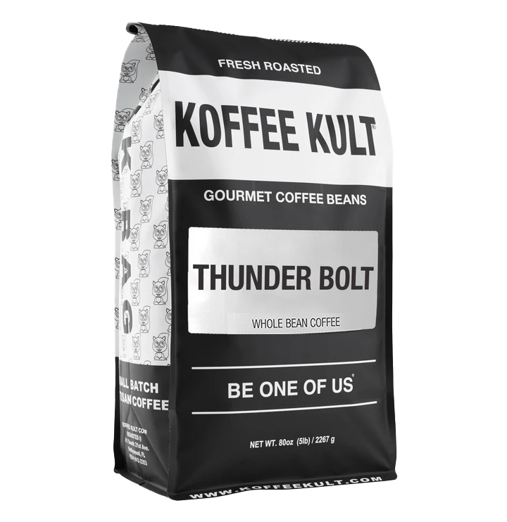 Koffee Kult Thunder Bolt: Obsidian Flash (Super Dark French Roast)