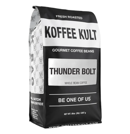 Koffee Kult Thunder Bolt: Obsidian Flash (Super Dark French Roast)