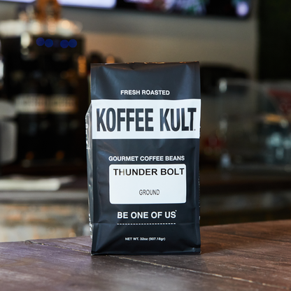 Koffee Kult Thunder Bolt: Obsidian Flash (Super Dark French Roast)