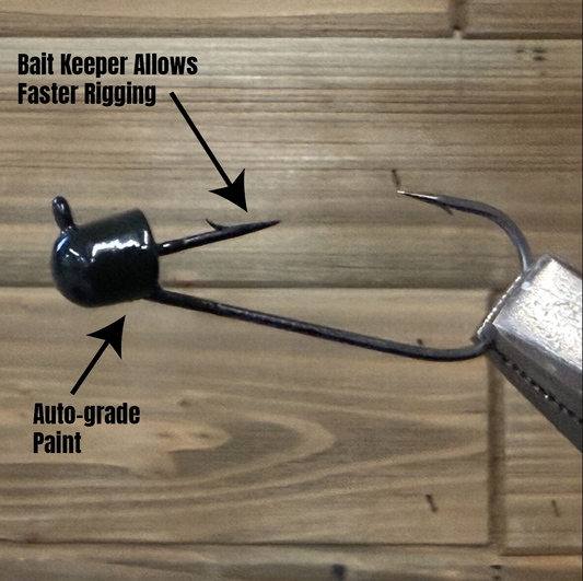 Vicious Turn-n-Burn Finesse Head (3pk)