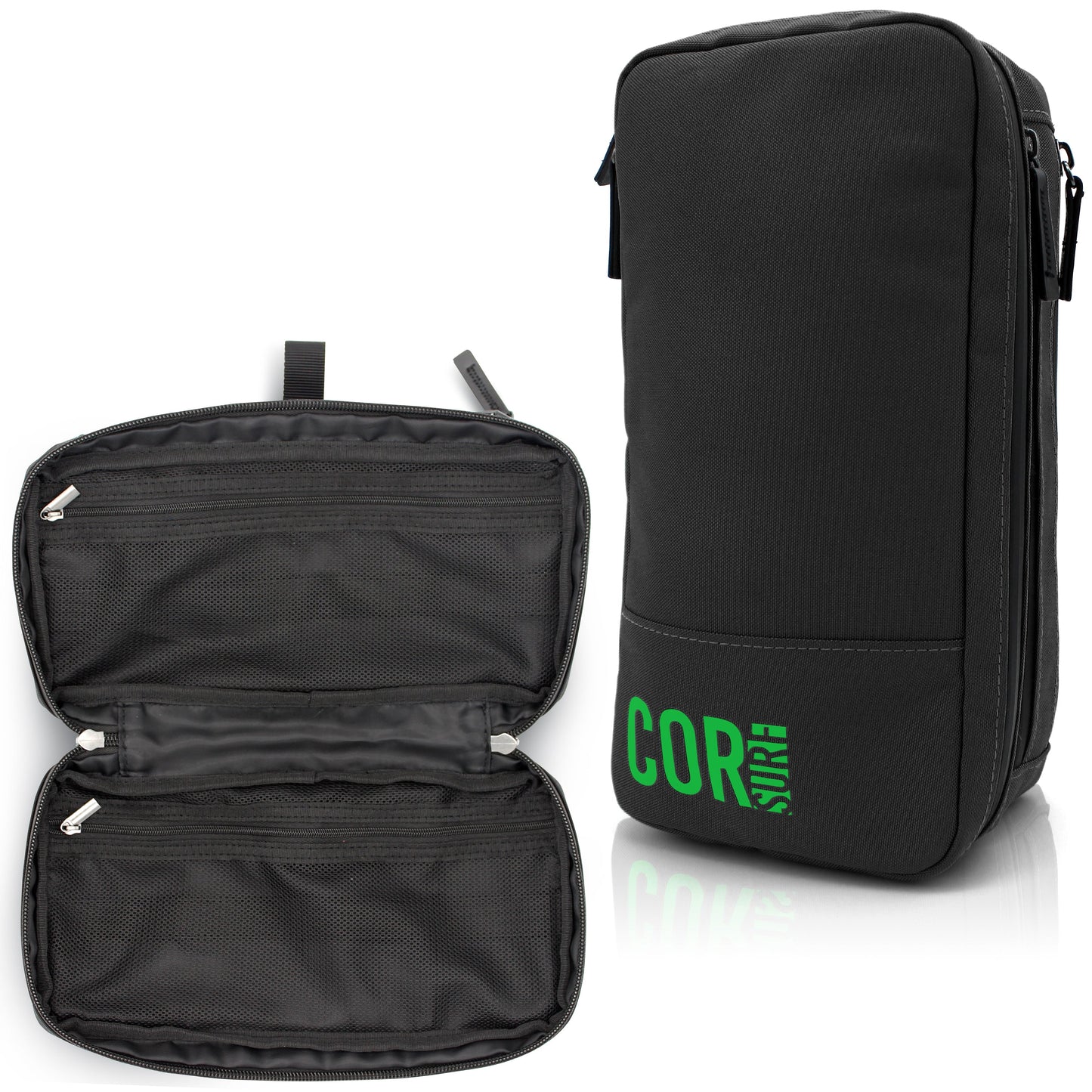 COR Surf Island Hopper Travel Bundle - Backpack + Toiletry Bag + Compression Packing Cubes with YKK