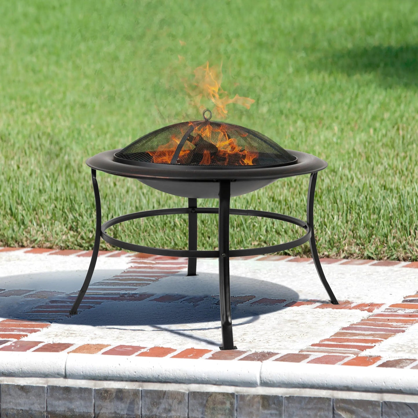 Balkene Home Tokia 30" Round Fire Pit