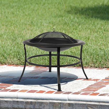 Balkene Home Tokia 30" Round Fire Pit
