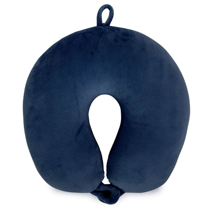 Miami Carry On Plush Microbeads Travel Neck Pillow
