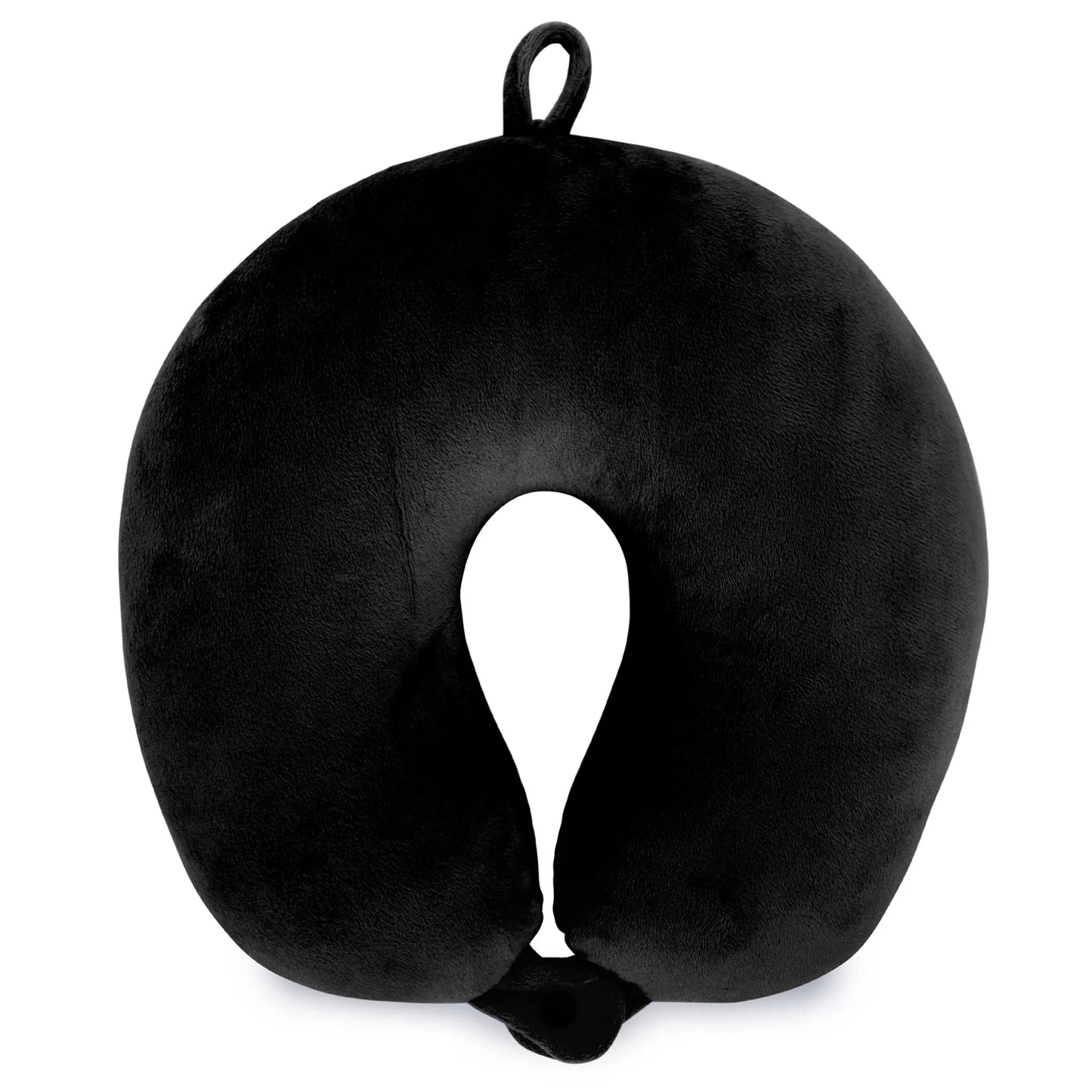 Miami Carry On Plush Microbeads Travel Neck Pillow