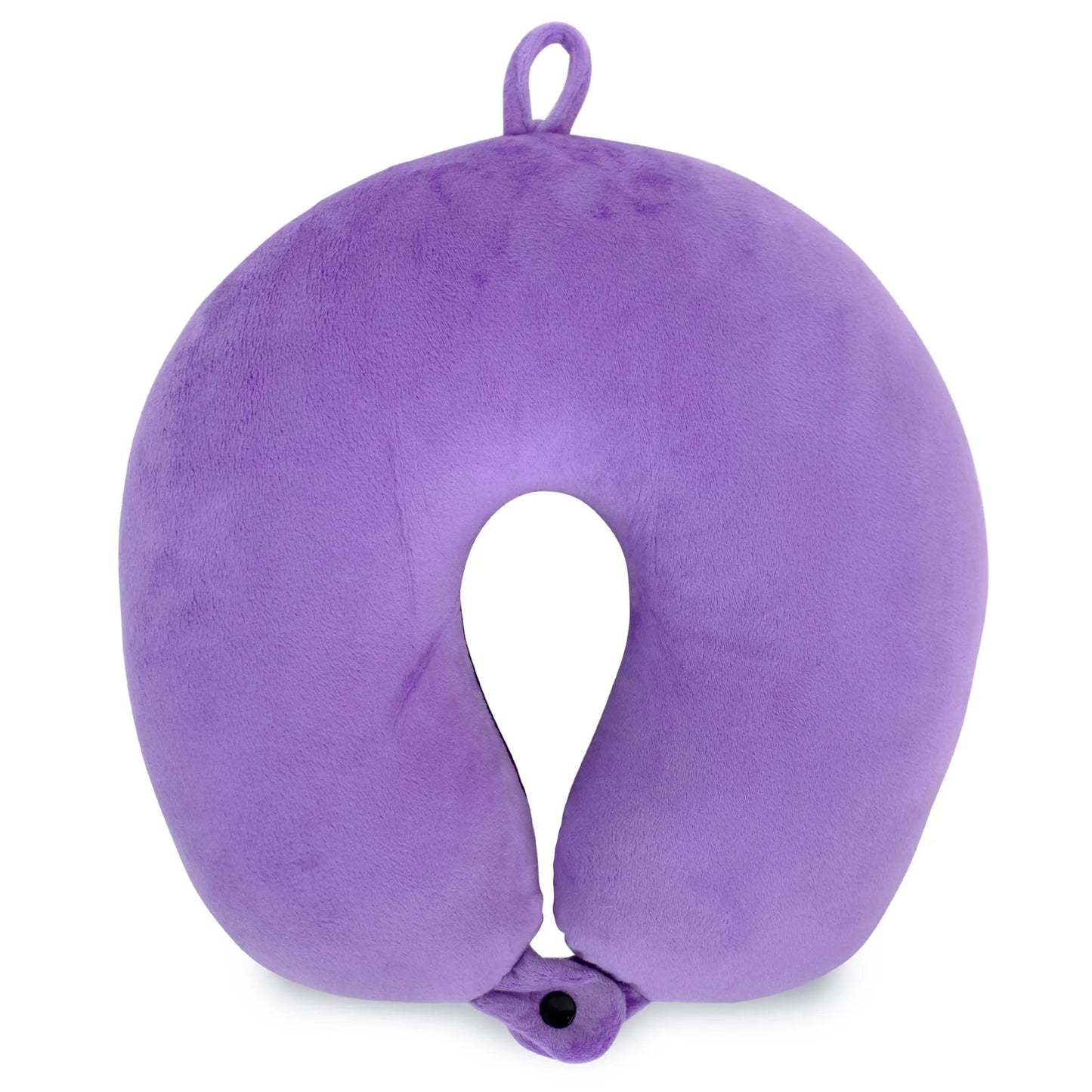 Miami Carry On Plush Microbeads Travel Neck Pillow
