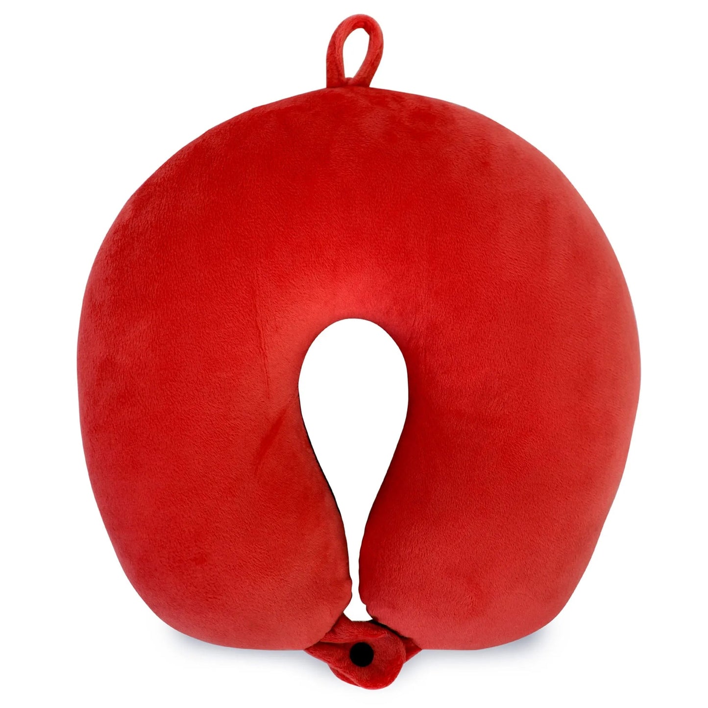 Miami Carry On Plush Microbeads Travel Neck Pillow