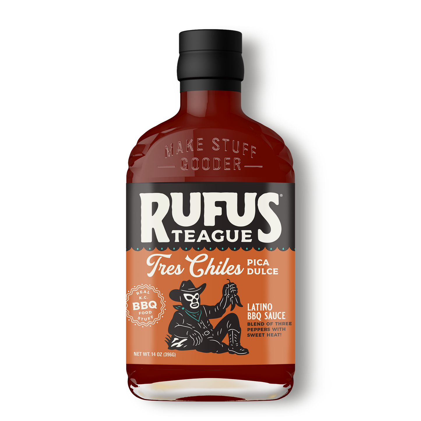 Rufus Teague TRES CHILES PICA DULCE BBQ SAUCE