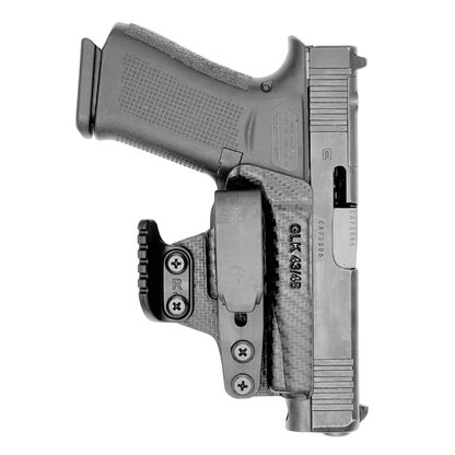 Rounded Gear Trigger Guard Holster - Fits: Glock 43X 43 48