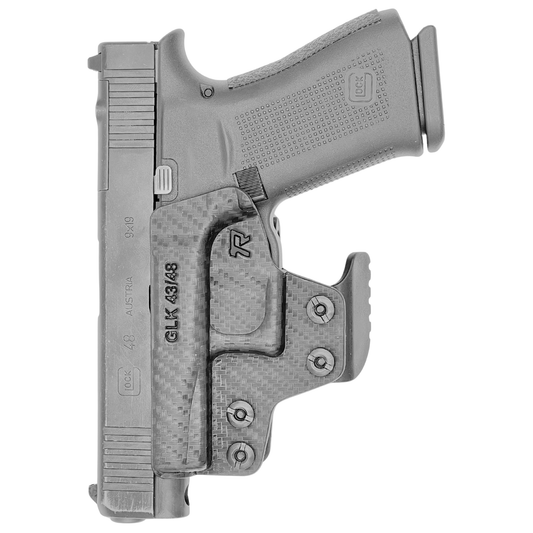 Rounded Gear Trigger Guard Holster - Fits: Glock 43X 43 48