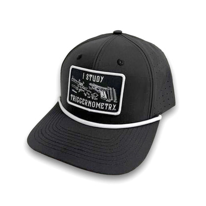 Shield Republic I Study Triggernometry Woven Patch Hat