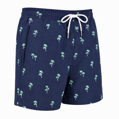 Dry Pocket Tropical Trees - Waterproof Pocket Swim Shorts - Athletic Liner