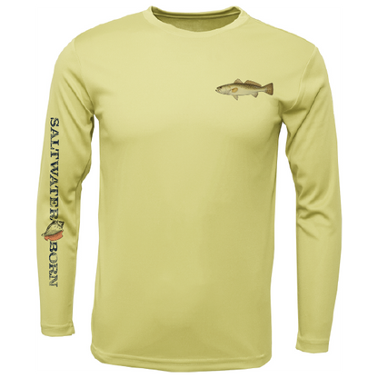 SK Trout on Chest Long Sleeve UPF 50+ Dry-Fit Shirt