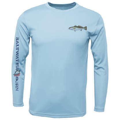 Trout on Chest Long Sleeve UPF 50+ Dry-Fit Shirt