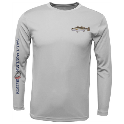 Trout on Chest Long Sleeve UPF 50+ Dry-Fit Shirt