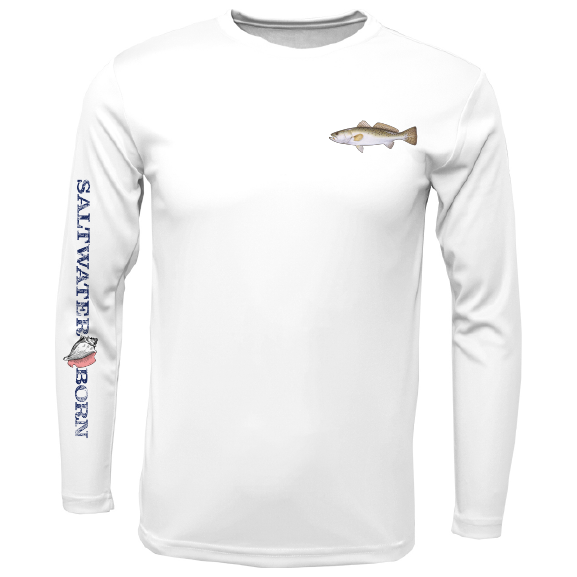 SK Trout on Chest Long Sleeve UPF 50+ Dry-Fit Shirt