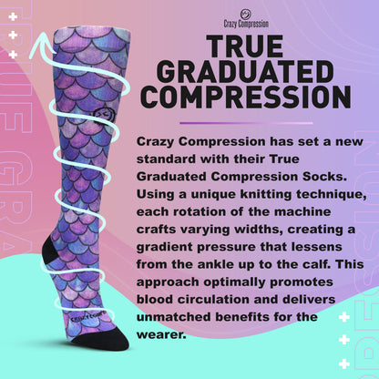 Crazy Compression Flower Hair - (Standard & Extra Wide)