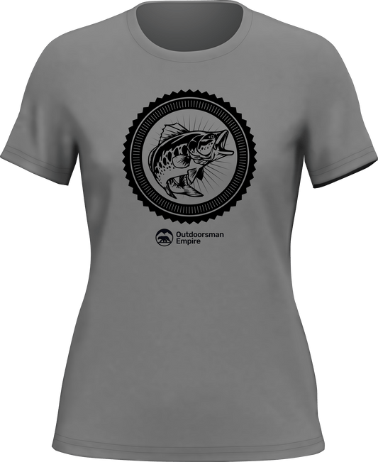 Outdoorzees Fishing Vintage T-Shirt for Women