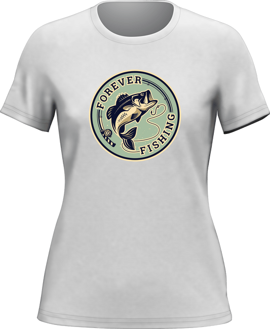 Outdoorzees Forever Fishing T-Shirt for Women