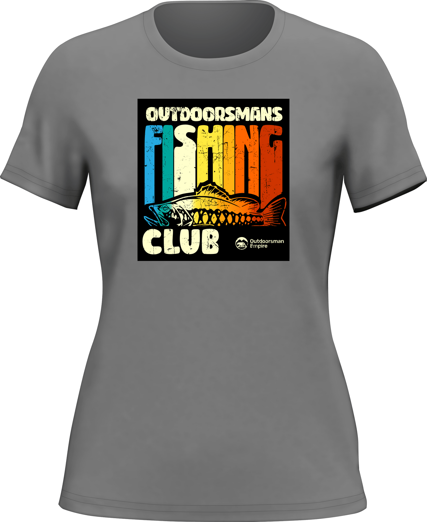 Outdoorzees Outdoorsman Fishing Club T-Shirt for Women