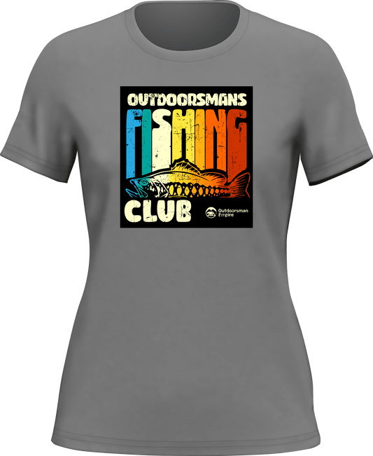Outdoorzees Outdoorsman Fishing Club T-Shirt for Women