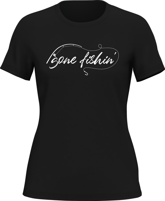 Outdoorzees Gone Fishing v2 T-Shirt for Women