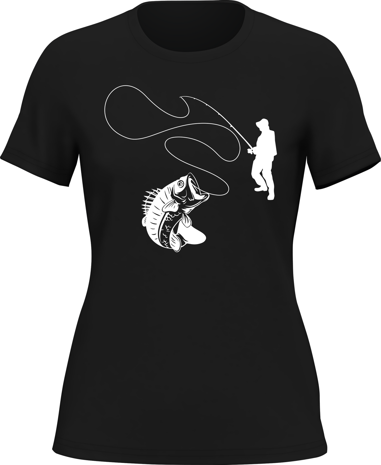 Outdoorzees Fishing Lines T-Shirt for Women
