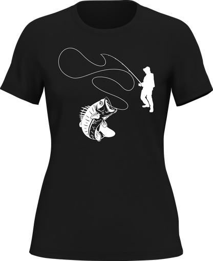 Outdoorzees Fishing Lines T-Shirt for Women