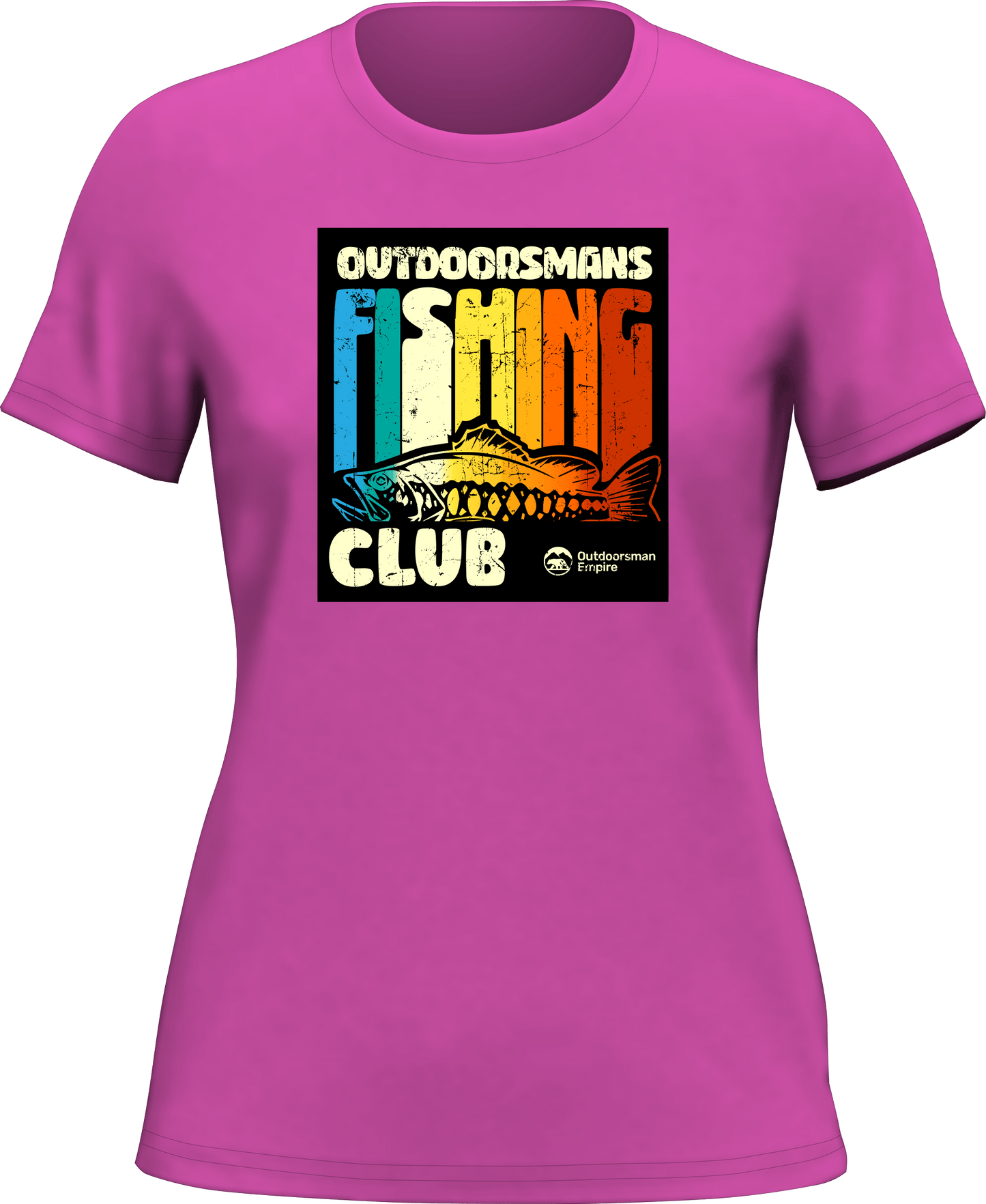 Outdoorzees Outdoorsman Fishing Club T-Shirt for Women