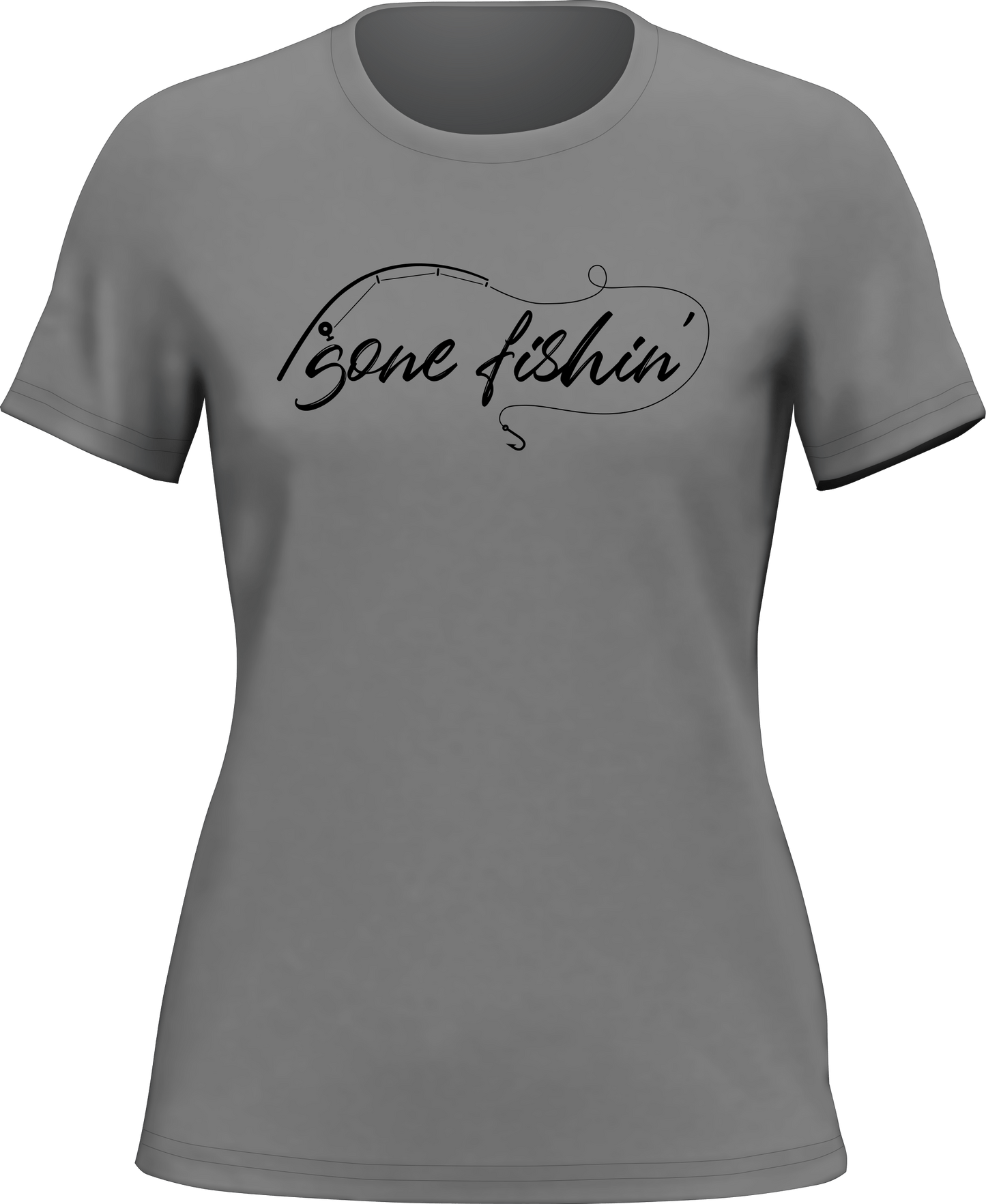 Outdoorzees Gone Fishing v2 T-Shirt for Women