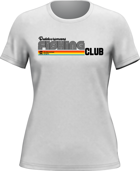 Outdoorzees Outdoorsman Fishing Club Disco T-Shirt for Women