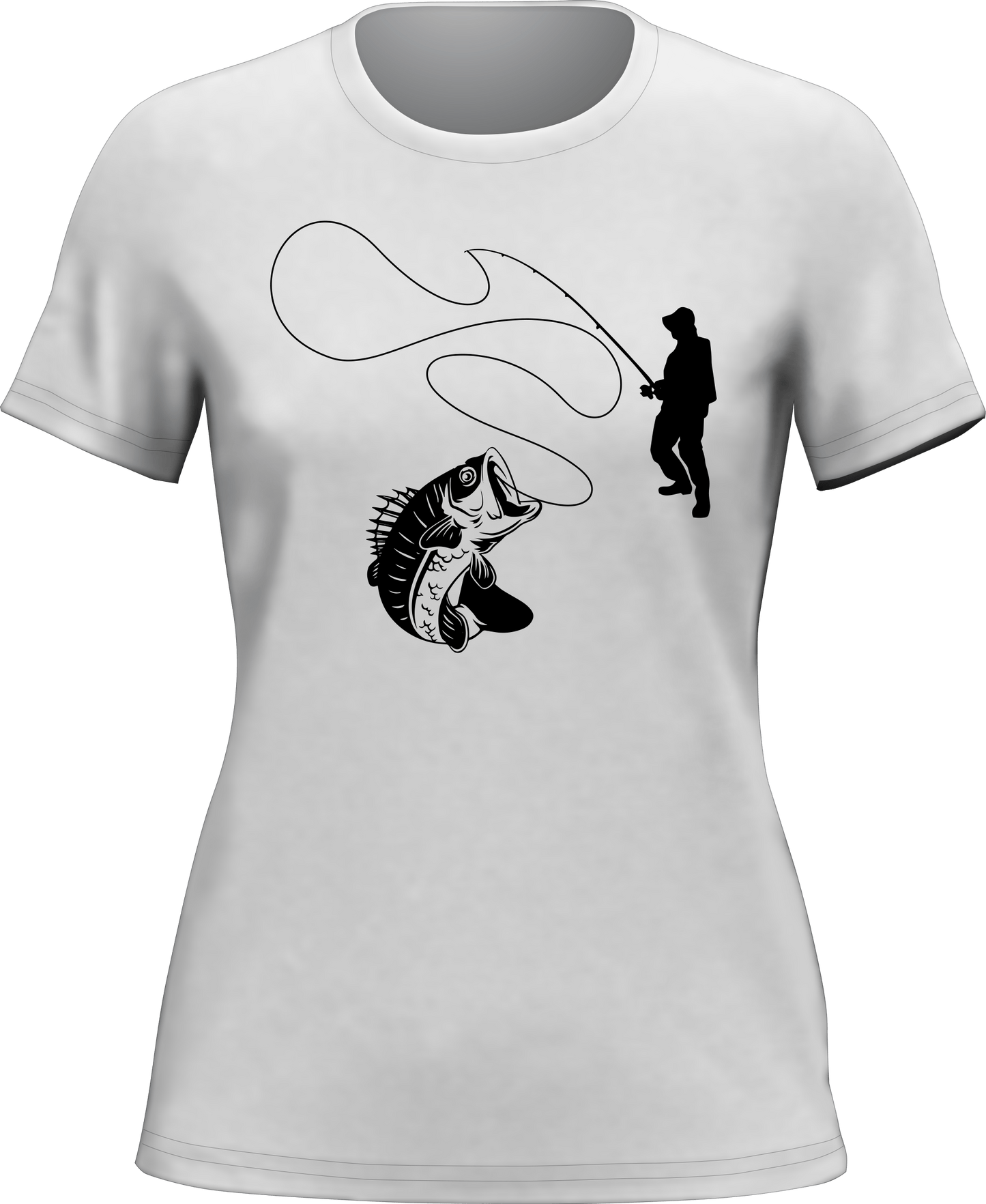 Outdoorzees Fishing Lines T-Shirt for Women