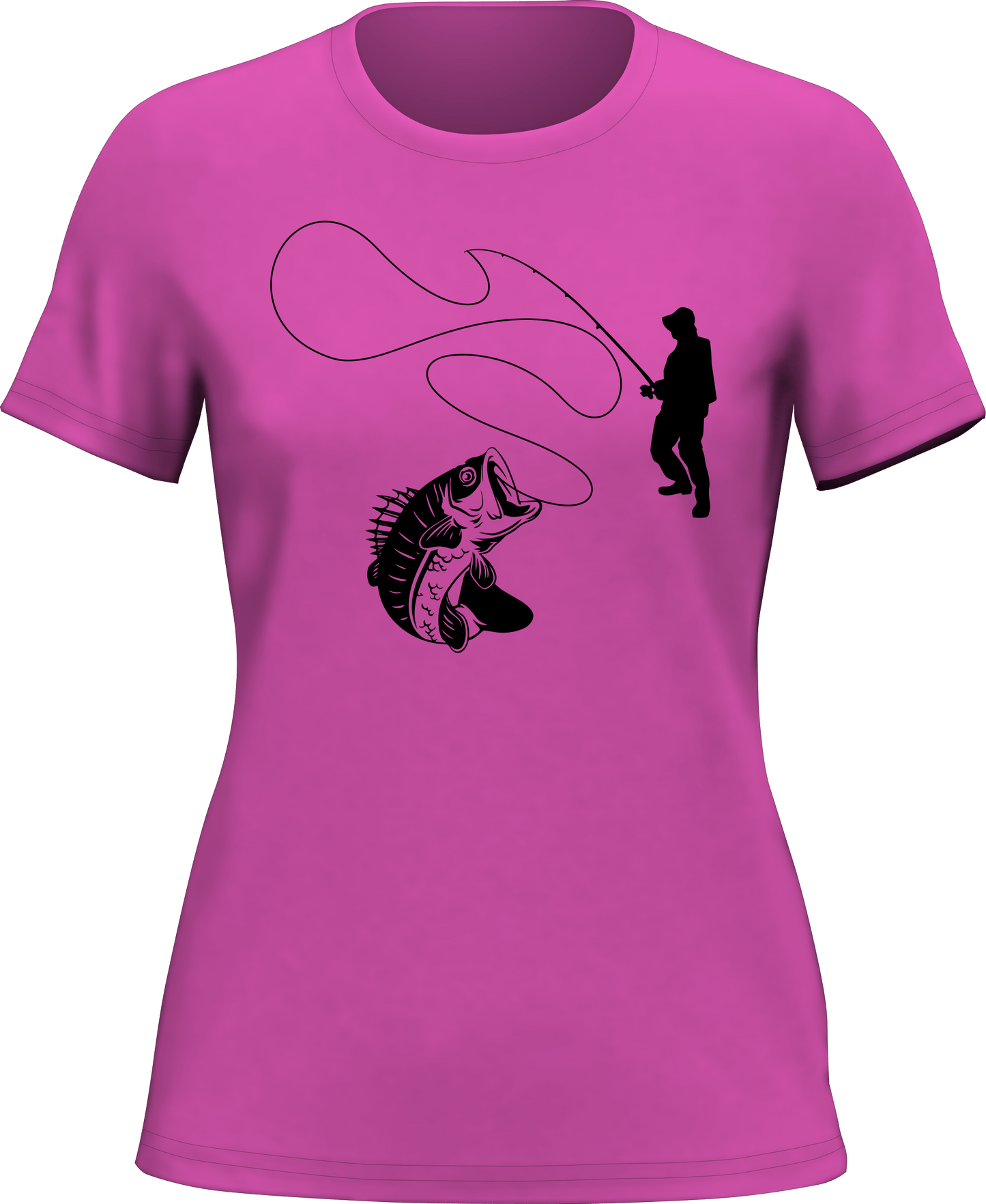 Outdoorzees Fishing Lines T-Shirt for Women