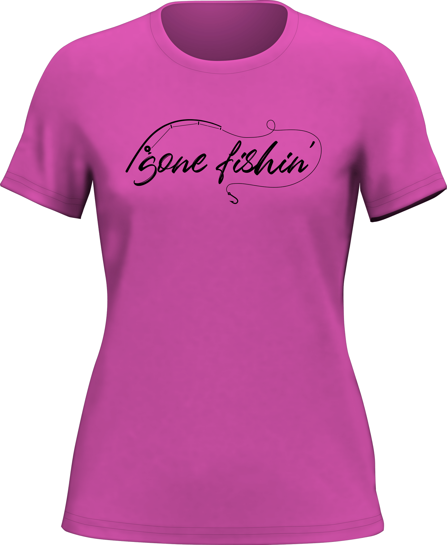 Outdoorzees Gone Fishing v2 T-Shirt for Women