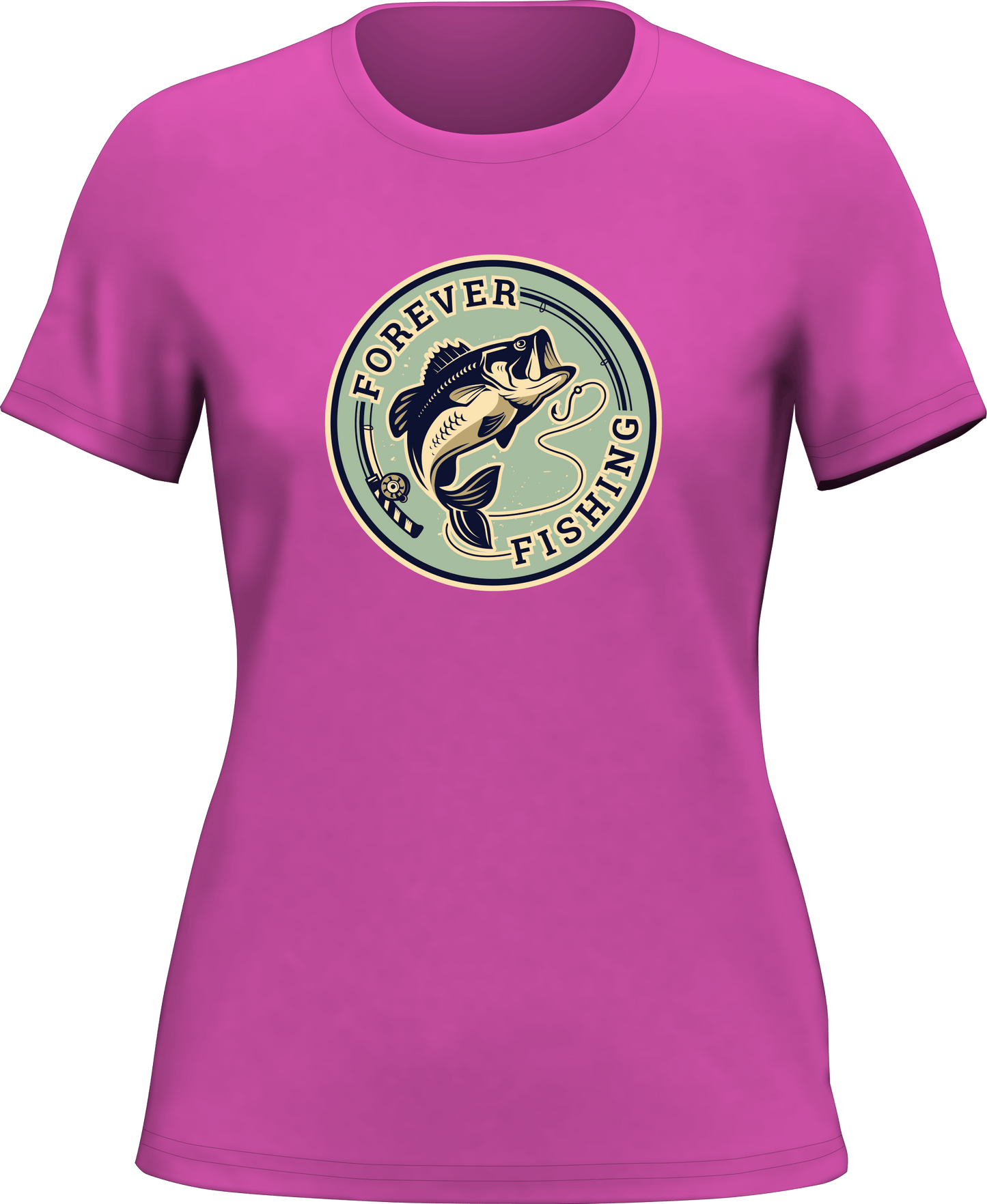 Outdoorzees Forever Fishing T-Shirt for Women