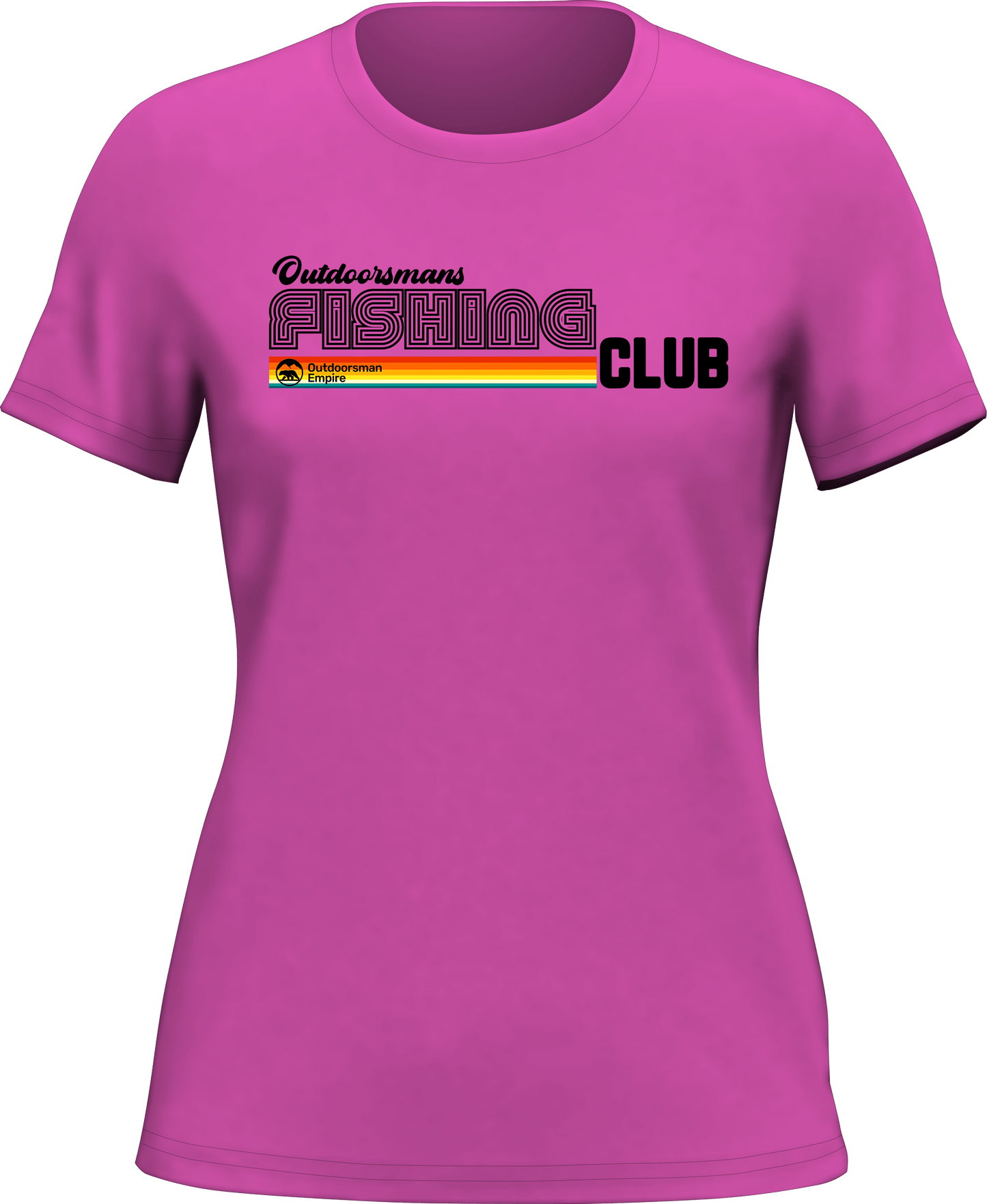 Outdoorzees Outdoorsman Fishing Club Disco T-Shirt for Women